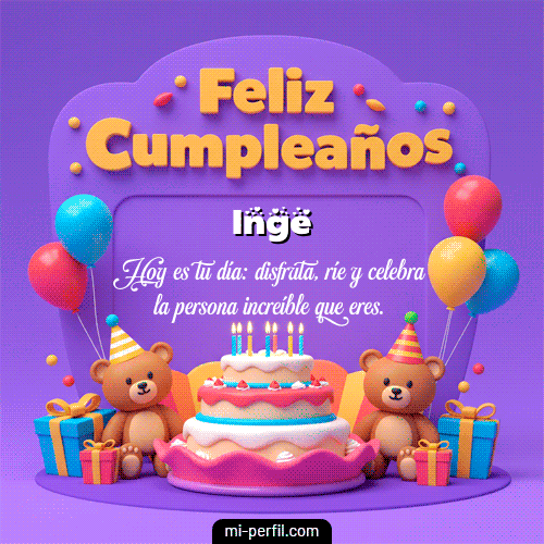 GIF Feliz Cumpleaños Feliz Cumpleaños XVI personalizado con su nombre