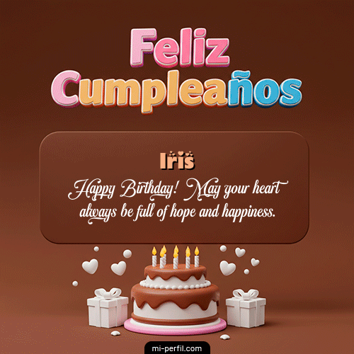 GIF Feliz Cumpleaños Feliz Cumpleaños IV personalizado con su nombre