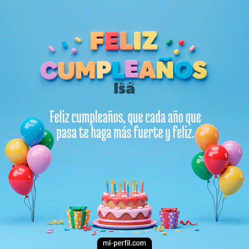 GIF Feliz Cumpleaños Feliz Cumpleaños VI personalizado con su nombre