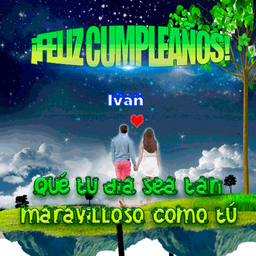 GIF Feliz Cumpleaños Feliz Cumpleaños Ecológico personalizado con su nombre