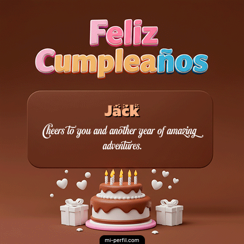 Feliz Cumpleaños IV Jack