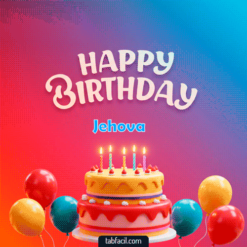 Happy Birthday de Colores Jehova