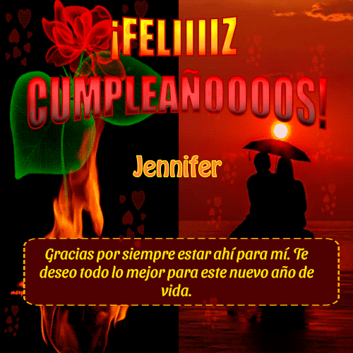 Feliiiiz Cumpleañooooos Jennifer