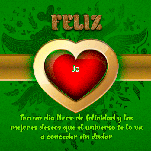 Feliz Cumple Jo