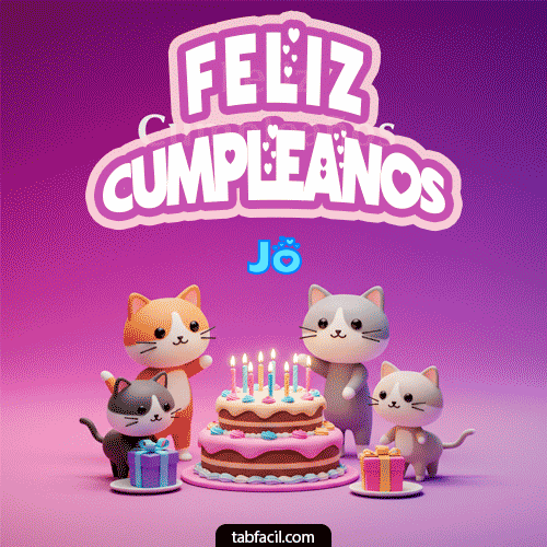 Feliz Cumpleaños III Jo
