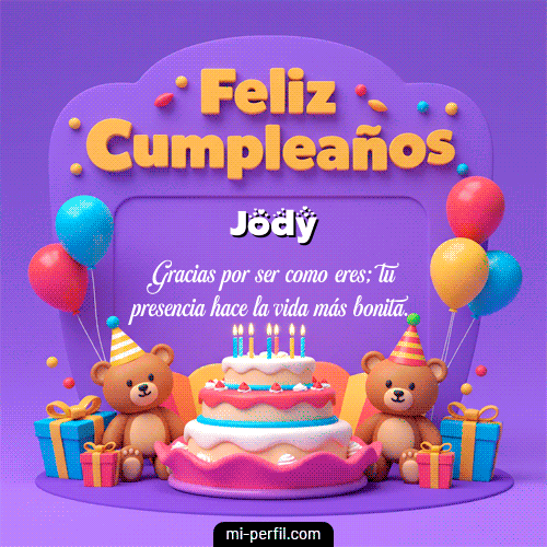 Feliz Cumpleaños XVI Jody