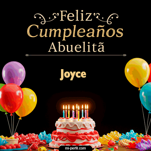 Feliz Cumpleaños Abuelita Joyce