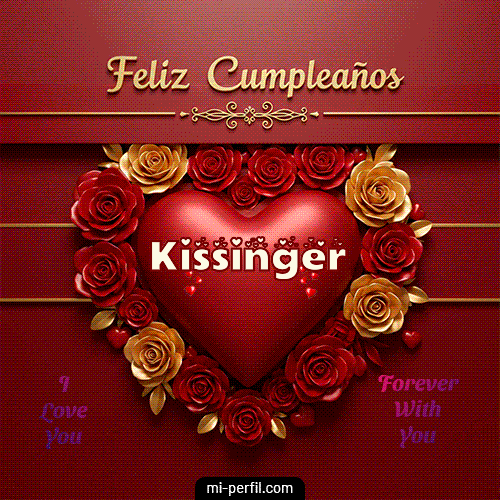 Feliz Aniversario Mi Amor 2 Kissinger