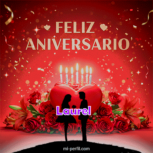 Feliz Aniversario 3 Laurel