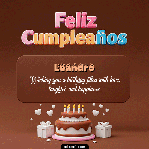 GIF Feliz Cumpleaños Feliz Cumpleaños IV personalizado con su nombre