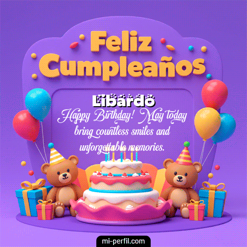 Feliz Cumpleaños XVI Libardo