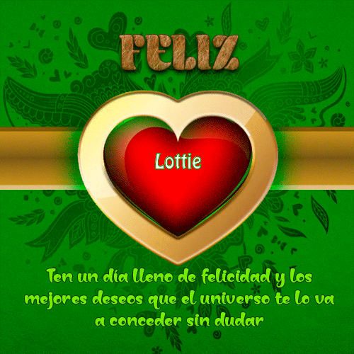 Feliz Cumple Lottie