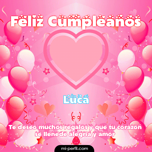 Feliz Cumpleaños II Luca