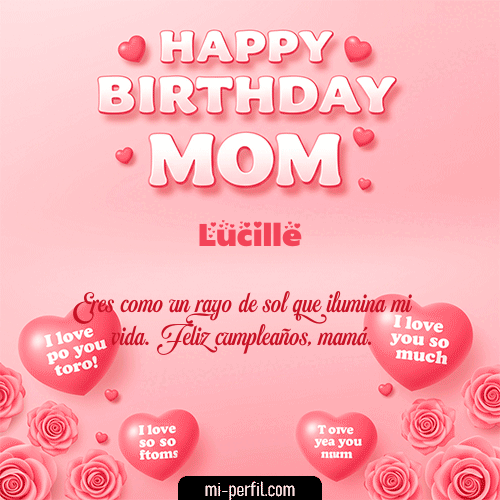 Un Feliz Cumpleaños Mamá Lucille