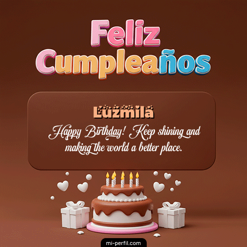 Feliz Cumpleaños IV Luzmila