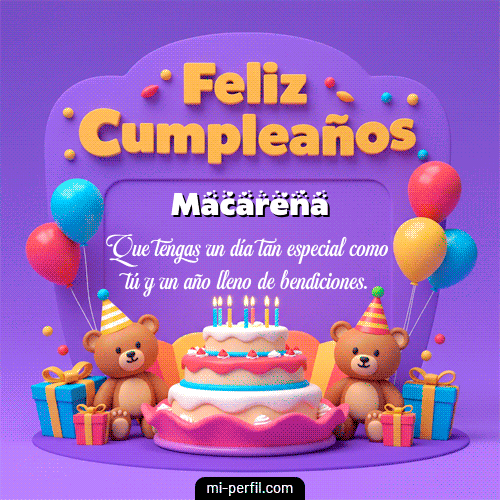 GIF Feliz Cumpleaños Feliz Cumpleaños XVI personalizado con su nombre