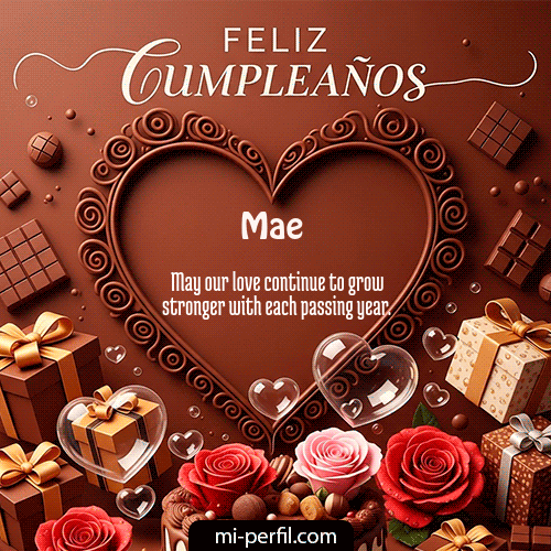 Feliz Cumpleaños VIII Mae