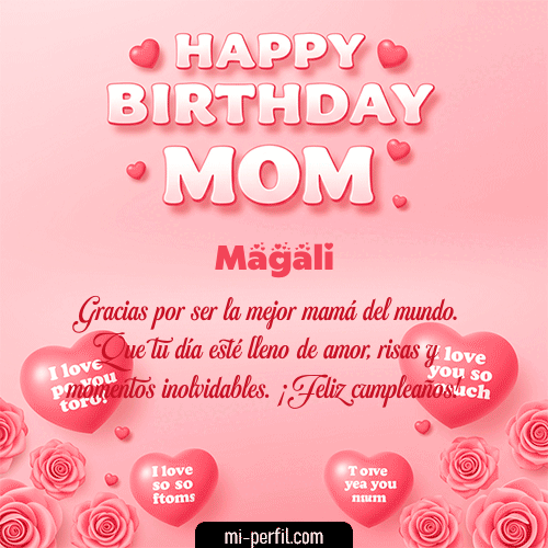 Un Feliz Cumpleaños Mamá Magali