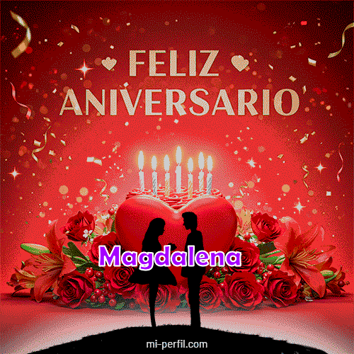 Feliz Aniversario 3 Magdalena