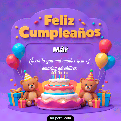 Feliz Cumpleaños XVI Mar