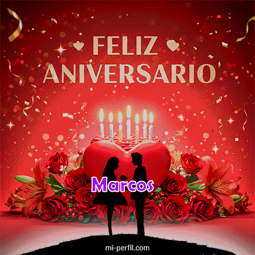Feliz Aniversario 3 Marcos