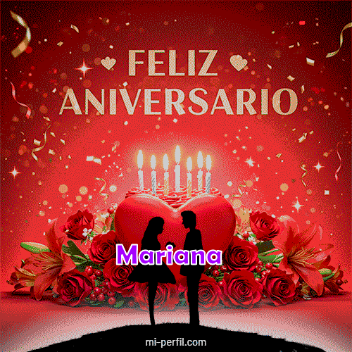 Feliz Aniversario 3 Mariana