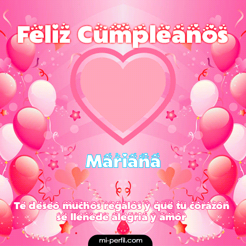 Feliz Cumpleaños II Mariana