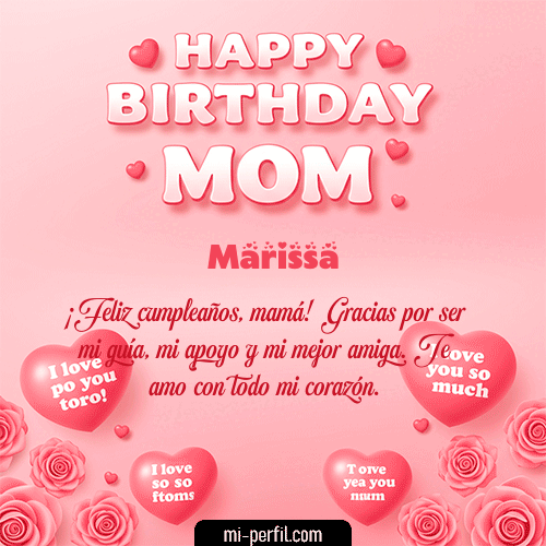 Un Feliz Cumpleaños Mamá Marissa