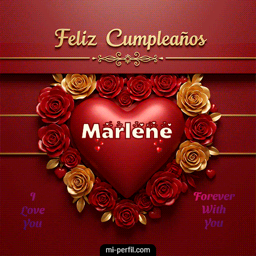 Feliz Aniversario Mi Amor 2 Marlene