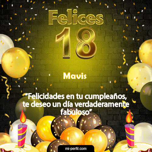 Gif Felices 18 Mavis