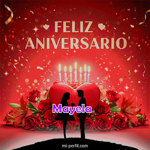 Feliz Aniversario 3 Mayela