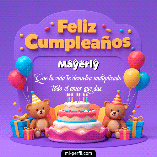 Feliz Cumpleaños XVI Mayerly