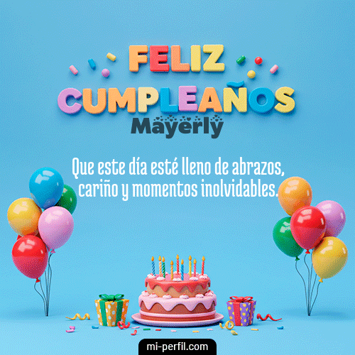 Feliz Cumpleaños VI Mayerly