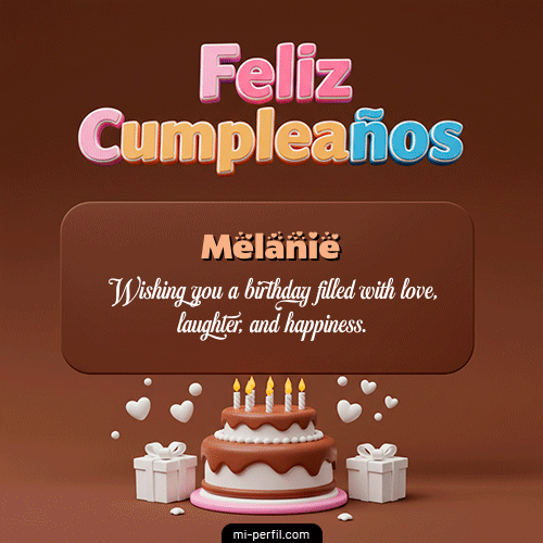 Feliz Cumpleaños IV Melanie