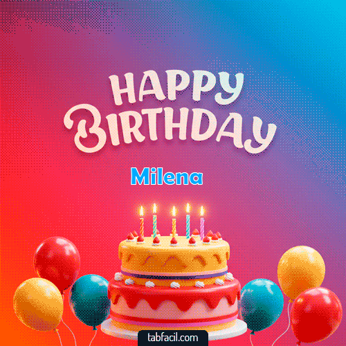 Happy Birthday de Colores Milena