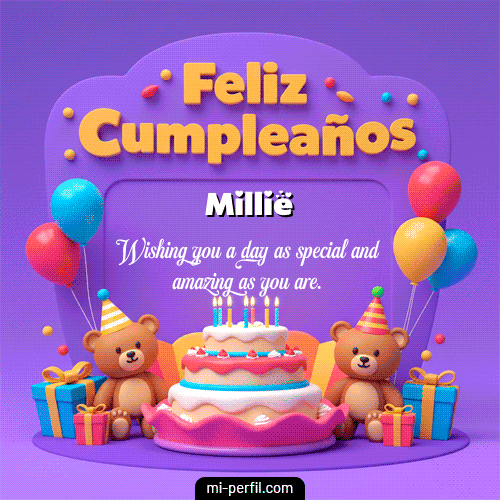Feliz Cumpleaños XVI Millie