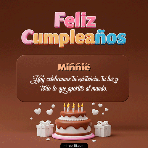 Feliz Cumpleaños IV Minnie