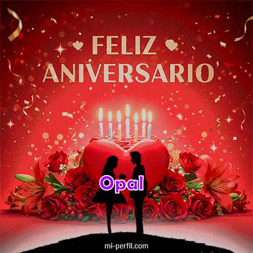 GIF Feliz Cumpleaños Feliz Aniversario 3 personalizado con su nombre