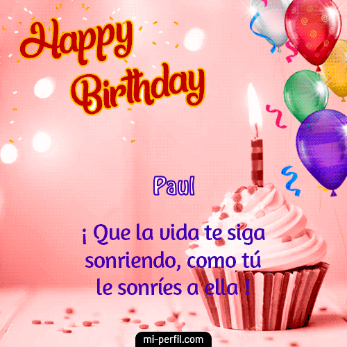Feliz Cumpleaños Hermana I Paul