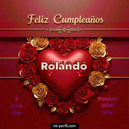 Feliz Aniversario Mi Amor 2 Rolando