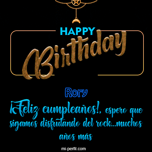 Happy  Birthday To You Rory