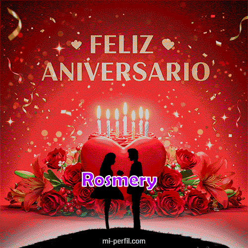 Feliz Aniversario 3 Rosmery