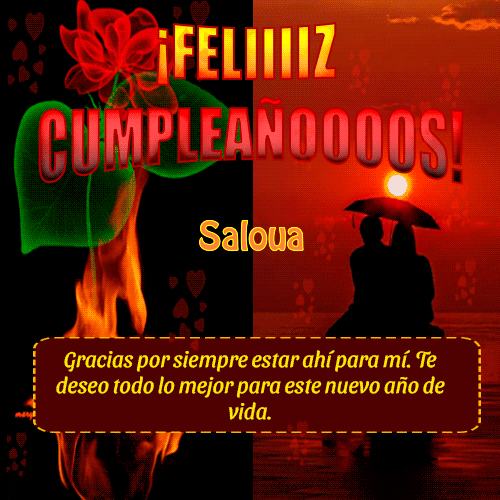 Feliiiiz Cumpleañooooos Saloua