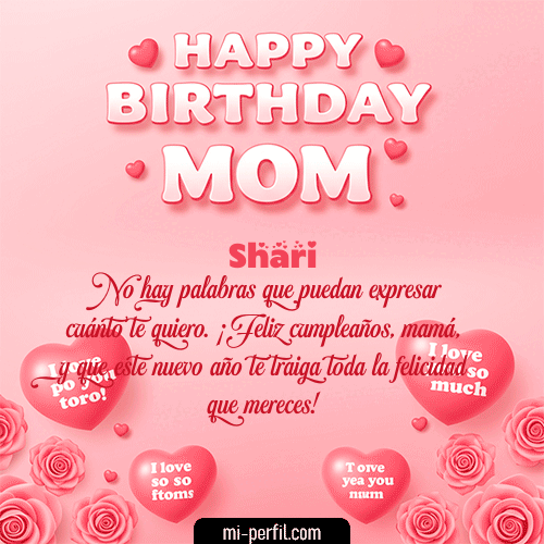 Un Feliz Cumpleaños Mamá Shari