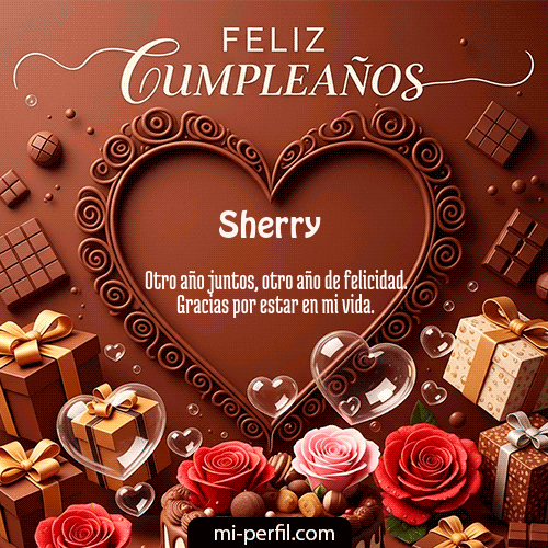 Feliz Cumpleaños VIII Sherry