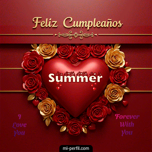 Feliz Aniversario Mi Amor 2 Summer
