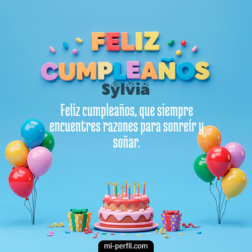 Feliz Cumpleaños VI Sylvia