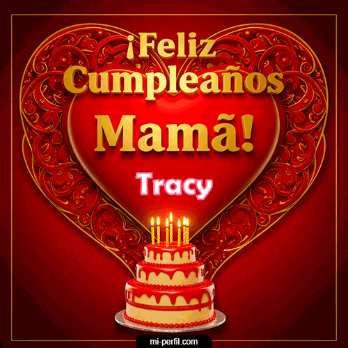 GIF Feliz Cumpleaños Feliz Cumpleaños Mamá personalizado con su nombre