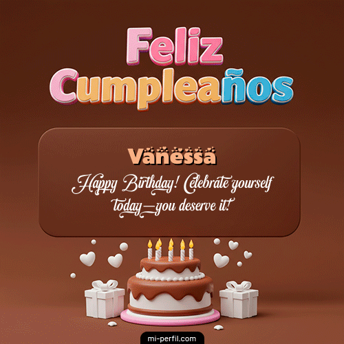 Feliz Cumpleaños IV Vanessa