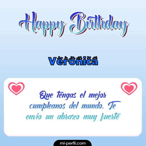 Happy Birthday II Veronica